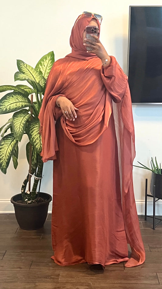 Sahar "Terracotta" Cape Set