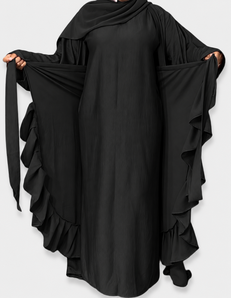 Salwa “BLACK” Abaya Set