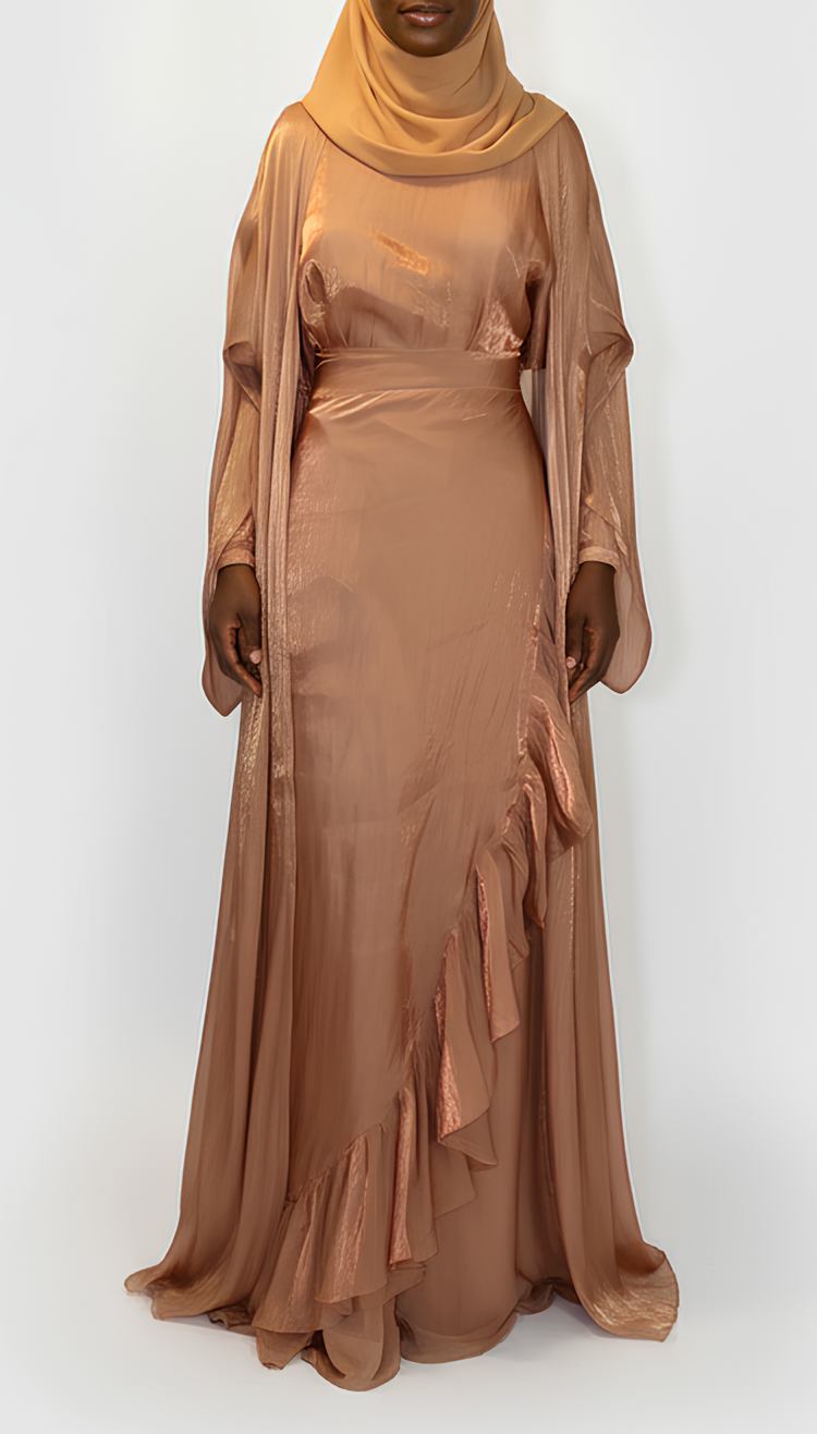 Salwa “Cinnamon” Abaya Set