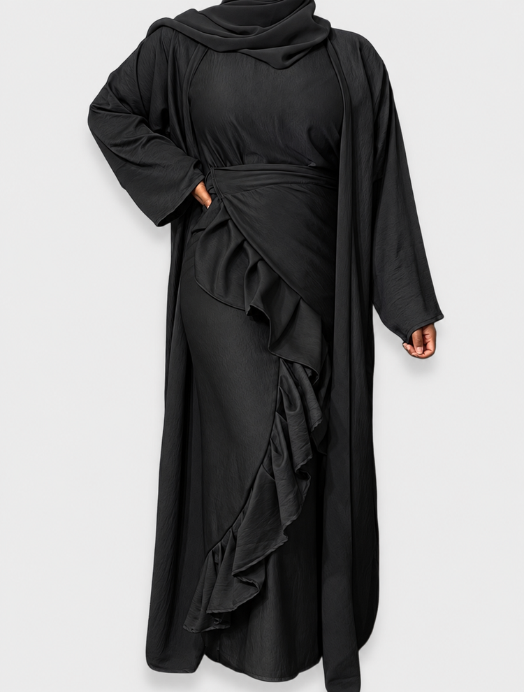 Salwa “BLACK” Abaya Set